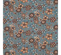VmG-Store Jersey Fabrics Sold by the Metre for Sewing Cotton Jersey Sewing Fabric Children's Fabric 140 cm Wide III (Flowers Mottled Jb043)