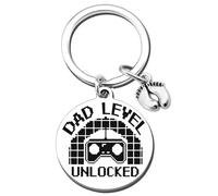 VMHEFAV New Dad Gifts For First Time Expecting Dad Keychain Gift Good Gift For Dads From Daughter Son Best Birthday Christmas Gifts for New Father To Be First Fathers Day Present for Future Daddy