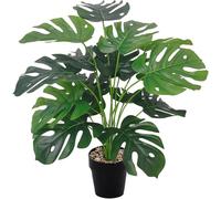 Vmhkjo Artificial Plants Indoor Tall,Large Faux Plants in Pot Artificial Plant Tropical Hawaii Green Fake Plant for Bedroom Office Garden Wedding Party Deco