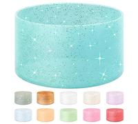 Vmini Protective Glitter Silicone Boot, Compatible with Stanley Tumbler 20-40oz & Hydro Flask Water Bottle 12-24oz and More Bottles/Tumblers with 2.8-2.95in Bottom, Bling Anti-Slip Sleeve Cover