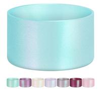 Vmini Silicone Boot with Dreamy Gradient for Stanley Quencher 40/30/20 oz Tumbler & IceFlow 30/20oz, Metallic Luster Cup Sleeve for 12-24oz Water Bottles, Cup Accessories for Stanley (Light Blue)