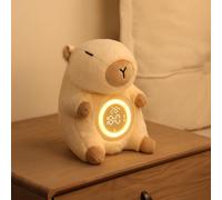 Vmiorzq Cute Capybara Alarm Clock, Capybara Clock With Night Light For Kids, Digital Alarm Bedside, Small Night Light With Time Display Decor For Kids