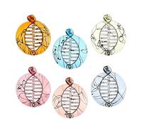 Vmiorzq Hair Claw Clips - Acrylic Fishtail Ponytail Holders | Claw Clips for Thick Hair | for Girls Thick Medium Thin Long Short Curly Home Office School Outdoor