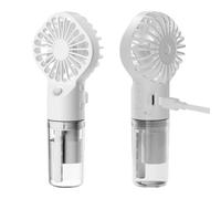 Vmiorzq Misting Fan, Spray Fans, Portable Fan Handheld Mist, Rechargeable Travel Handheld Small 4 Speed Adjustable Long Battery Life Humidifier Fans For Indoor Outdoor Desks