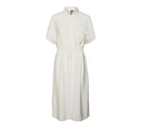 VMIRIS S/S Shirt Calf Dress WVN NOOS, Pearled Ivory., M