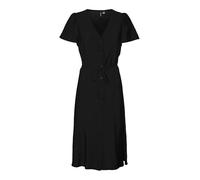 VMJOSIE SS Calf Shirt Dress WVN GA, Black, M