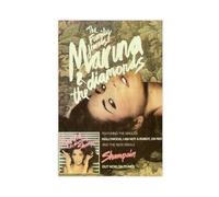 VMLLKUX Marina And The Diamonds The Family Jewels Poster Canvas Poster Wall Art Decor Print Picture Paintings for Living Room Bedroom Decoration 16x24inch(40x60cm)
