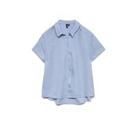 Vmmelaney Queeny SS Shirt WVN Ga Noos, Chambray Blue, S