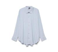 Vmnora LS Oversize Shirt WVN Ga Noos, Bright White, XS