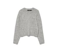 VMNOVAH LS O-Neck Pullover GA NOOS, Medium Grey Melange, M