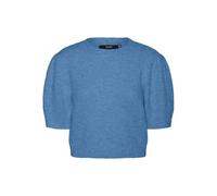 VMNOVAH SS O-Neck Puff Pullover GA NOOS, Blue Jasper/Detail: Melange, L