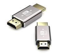 VMOJO 8K HDMI Male to Male Extension Adapter Coupler HDMI 2.1 Male-A HD Connector, Support 8K@60Hz/4K@120Hz HDR, for HDTV Projector Laptop PC, 2 pcs