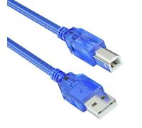 VMOJO USB-A to USB-B 2.0 Cable for Printer or External Hard Drive, USB 2.0 A Male to USB-B Male Converter Cable - 28/26AWG, Shielded, Nickel plated,1.5M,Blue