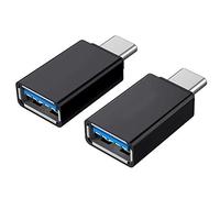 VMOJO USB Typ-C OTG Adapter (2 Pack), USB C Male to USB A Female Adapter High-Speed Data Transfer, USB-C to USB 3.0 Adapter for MacBook Pro 2021, iPad Pro 2021, Dell XPS and More Type C Devices