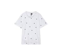 Vmpaulina AOP SS T-Shirt Ga JRS Noos, Bright White, XS