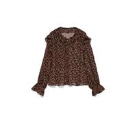 Vmpetra Ls Shirt WVN Ga Noos, Chocolate Cake, S