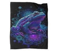 VMPLOKIJH 3D Neon Paint Pattern Plush Fleece Blanket, Soft Warm Flannel Throw Blanket, Cozy for Sofa Couch Bedroom Living Room Home Travel 80x90inch(200x230cm)