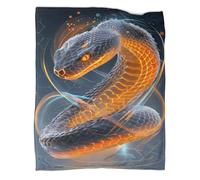 VMPLOKIJH 3D Neon Paint Pattern Plush Fleece Blanket, Soft Warm Flannel Throw Blanket, Cozy for Sofa Couch Bedroom Living Room Home Travel 50x60inch(127x152cm)