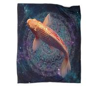 VMPLOKIJH 3D Neon Paint Pattern Plush Fleece Blanket, Soft Warm Flannel Throw Blanket, Cozy for Sofa Couch Bedroom Living Room Home Travel 40x50inch(100x130cm)