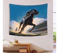 VMPLOKIJH Horse Racing Wall Blanket Home Decoration Bedding Poster Wall Art Tapestry Tapestries Wall Hanging for Dorm Room Decor 180cmx230cm