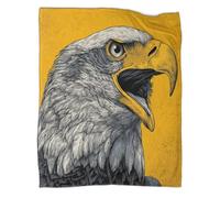 VMPLOKIJH Neon Painted Animal Pattern 3D Flannel Blanket, Soft Plush Fleece Throw, Warm Cozy Lightweight Blanket for Sofa Bed Couch Living Room Bedroom 40x50inch(100x130cm)