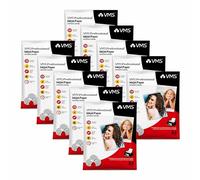 VMS Professional 130 GSM A4 Glossy Photo Paper - Water Resistant, Pack of 10 x 50 sheets, Compatible with all Inkjet Printers
