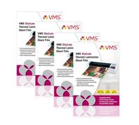 VMS Starlam Thermal Lamination Pouch 65x95mm 125 Micron - Pack of 4 (400 Sheets) for Id Card