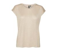 VMSARAH AVA SS TOP JRS NOOS, Silver Mink/Detail:Gold Lurex, S