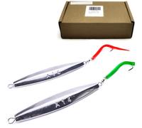 VMSIXVM Diamond Jigs Saltwater Fishing Lures, 1-16oz Flat Metal Jigging Spoon Baits for Surf Fishing Bottom Bouncing Sinking Casting, Vertical Ocean Lures for Bluefish Striper Tuna Salmon Freshwater