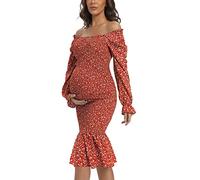 VmSlyii womens Molded, Long Sleeve Red, M