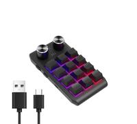 VmugDVoqb 12 Key 2-knob USB Programming Macro Custom Mechanical Keyboard Game Console Photoshop Hot Swappable Keyboard Compatible With Computer