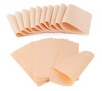 VMUTGA Pack of 10 Tattoo Practice Skin, Double-Sided Professional Synthetic Skin Fake Tattoo Skin Silicone Tattoo Practice Skin Temporary Practice of Tattoos Stencils for Beginners Tattoo Artists