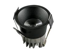 VMVUD Anti-Corrosion Dimmable LED Downlight 3W 5W Anti-Glare Led Ceiling Lamp LED Spot Lighting Bedroom Kitchen COB Recessed Downlight(Black Body,Natural White 4000K,5W)