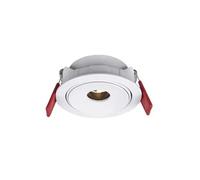 VMVUD Dimmable LED COB Recessed Ceiling Lamp 7W 10W 12W Fixture Downlight Focus Mini Spotlight Narrow Beam Angle 3°8°15° Wine Cabinet(3500K,Black,7W)