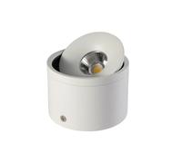 VMVUD Dimmable Surface Mounted LED Ceiling Light 7W15W18W24W Black Ceil Downlight COB Lamp Rotatable Background Spot Light for Home(Black,Cold White,5W Dimmable 60MM)