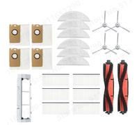 VMXGTF Main/Side Brush HEPA Filter Mop Cloth Dust Box Dust Bag, for, for Xiaomi, Lydsto R1 / R1A / R1 Pro / S1 Robot Vacuum Cleaner Parts Vacuum Water Tank Dust Bin Box(White Set 1)