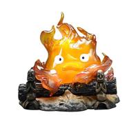 Vmxlso Calcif Night Light, Calcif Lamp, Calcif Desktop Model Ornaments, Cute Anime Feurelfen Ornaments, Calcif Nightlight, Flames Ambient Light, Suitable for Halloween