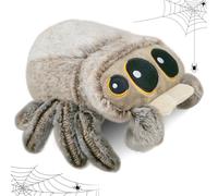 Vmxlso Spider Plush, Cute Spider Toy, Halloween Plush Toys, Big Eyes Jumping spider, Soft Toy, Halloween Christmas Birthday Gift for Kids Adult 20cm