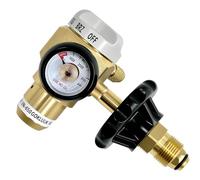 VN-650 Nitrogen Purging Regulator Control Valve Regulator (TST/PRG/BRZ/OFF) w/650PSI Flow Meter Hybrid Design Nitrogen Purging Regulator for Leak Testing