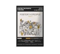 VN QYHIHF Foster The People Torches 17 Canvas Poster Wall Art Decor Print Picture Paintings for Living Room Bedroom Decoration Unframe-style 12x18inch(30x45cm)