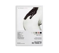 VN QYHIHF The Strokes Is This It 12 Canvas Poster Wall Art Decor Print Picture Paintings for Living Room Bedroom Decoration Unframe-style 16x24inch(40x60cm)