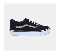 ( VN0A5KR79DUI-13) Vans Ward Suede Shoes Black/Cheetah