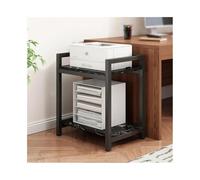 vN5bH1wD Printer Table Office Multifunctional Printer Under Desk Double Storage Box Thickened Activity Organiser with Wheels Printer Rack(Medium)