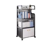 vN5bH1wD Printer Table Printer Shelf Multi-layer Movable Simple Home Host Case Storage Rack Modern Office Floor Shelves Printer Rack(Black)