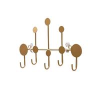 vN5bH1wD Wall Coat Hooks Creative Coat Rack Wall Mount Entryway Metal Hat for Hanging, Jacket, Clothes(Gold,Small)