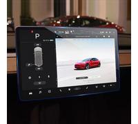 VNABIA Car GPS Screen Film Compatible With Tesla For Model 3 Y Car 15 Inch Center Control Car Navigation Anti-Scratch Tempered Glass Screen Protector