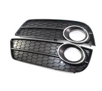 VNABIA Compatible With A5 2008-2011 Grill Suit 2Pcs Front Fog Light Cover Grill Auto Spare Parts 8T0807682 Fog Lamp Light Cover