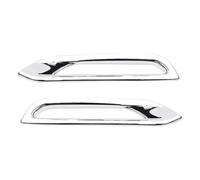 VNABIA Compatible With Nissan For Qashqai For J11 2019 2020 Car Rear Fog Light Eyebrow Cover Frame Trim ABS Chrome Exterior Fog Lamp Light Cover