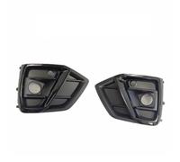 VNABIA Compatible With Q5 SQ5 2021-2023 Car Left And Right Front Bumper Fog Lamp Grille Grille Cover With ACC Holes Fog Lamp Light Cover