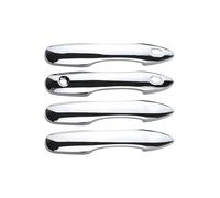 VNABIA Compatible with Toyota for Corolla for Cross XG10 2021 2022 2023 2024 Door Handle Cover Decoration Sticker 4Pcs Trim Styling car Exterior Door Handle(Silver)